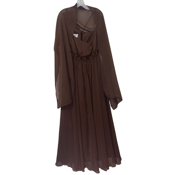 David's Bridal Dresses & Skirts - David's Bridal Brown Evening Gown